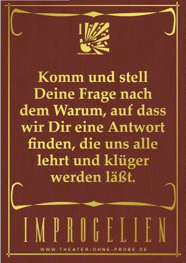 Improgelien mit Text